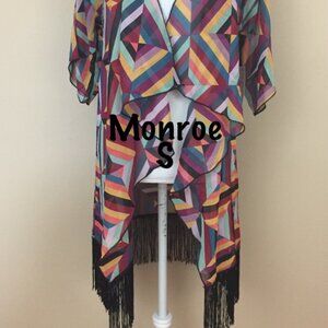LuLaRoe Monroe Cover Up/Kimono brand new with tags